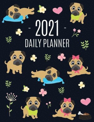 bokomslag Pug Planner 2021