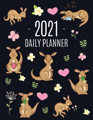 bokomslag Kangaroo Daily Planner 2021