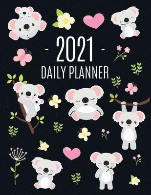 Cute Grey Koala Planner 2021 1