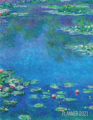 bokomslag Claude Monet Daily Planner 2021
