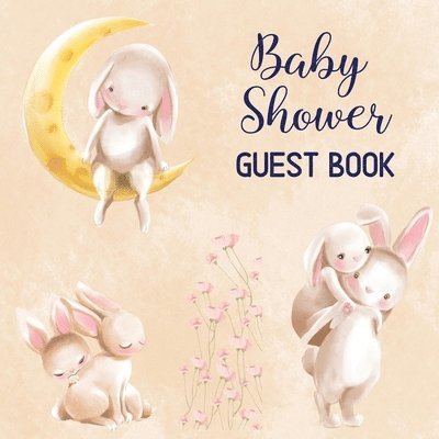 Pamparam Baby Books - Baby Shower Guest Book, Häftad
