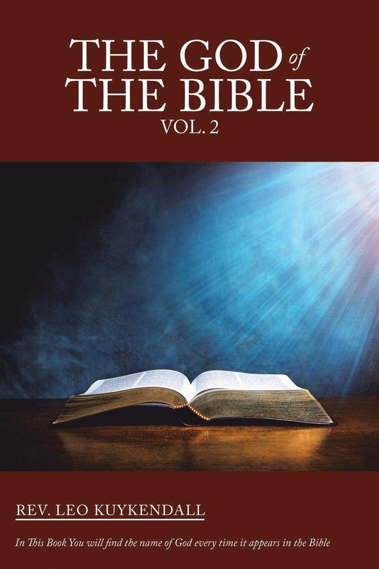 The God of the Bible Vol. 2 1