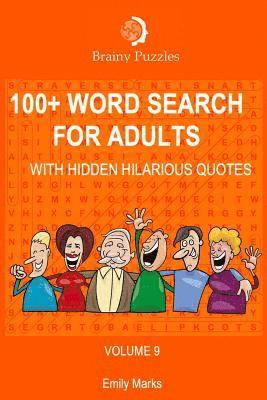 Emily Marks - 100+ Word Search for Adults: With Hidden Hilarious Quotes, Häftad