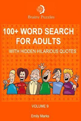 100+ Word Search for Adults: With Hidden Hilarious Quotes 1