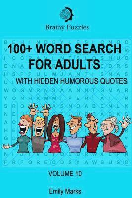 bokomslag 100+ Word Search for Adults: With Hidden Humorous Quotes