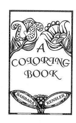 bokomslag A Coloring Book: A fun coloring book of creative hand-drawn images and designs!