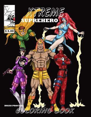 bokomslag Xtreme Superhero Coloring Book
