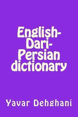 bokomslag English-Dari-Persian dictionary