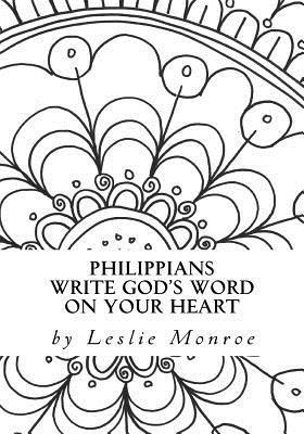 bokomslag Philippians Write God's Word on Your Heart