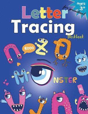 Letter Tracing Workboo (Monster): Kindergarten Tracing Workbook 1