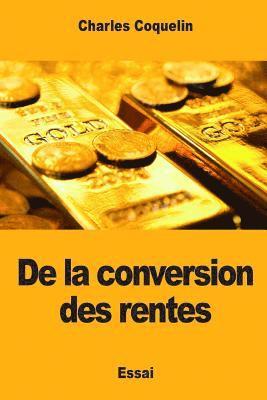 bokomslag De la conversion des rentes