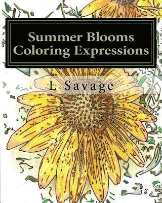 Summer Blooms Coloring Expressions 1