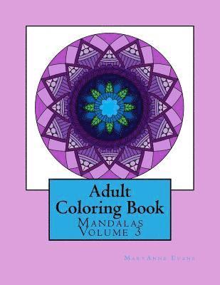 bokomslag Adult Coloring Book: Mandalas Volume 3