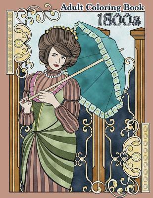 1800s Adult Coloring Book 1