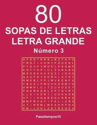 bokomslag 80 Sopas de letras Letra Grande - N. 3