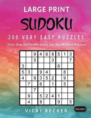 Large Print Sudoku 200 Very Easy Puzzles