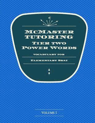 bokomslag McMaster Tutoring Tier 2 Power Words for the Elementary SSAT