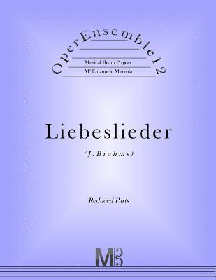 bokomslag OperEnsemble12, Liebeslieder (J.Brahms): Reduced Parts