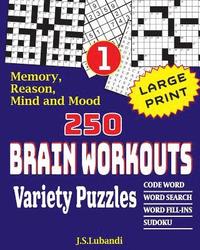 bokomslag 250 Brain Workouts Variety Puzzles