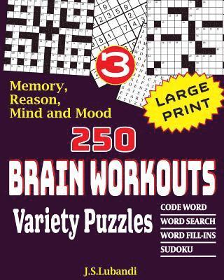 bokomslag 250 Brain Workouts Variety Puzzles