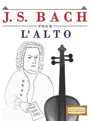 bokomslag J. S. Bach Pour l'Alto: 10 Pi