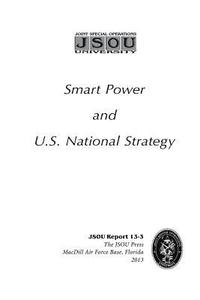 bokomslag Smart Power and U.S. National Strategy
