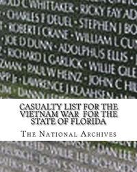 bokomslag Casualty List for the Vietnam War for the State of Florida