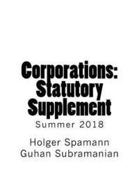 bokomslag Corporations: Statutory Supplement