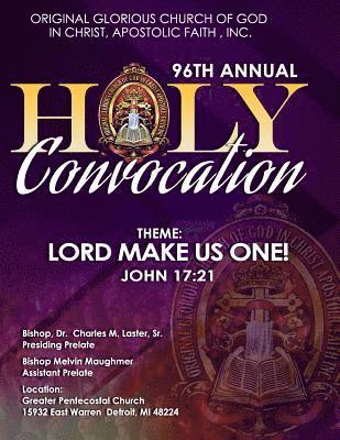 bokomslag 96th annual holy convocation