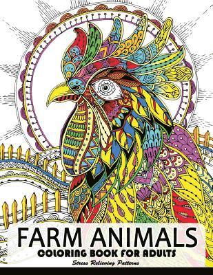 Farm Animal Coloring Books for Adults: Animal Relaxation and Mindfulness (Duck, Horse, Cow, Chicken, rabbit, pig and friend) 1