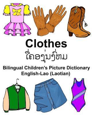 English-Lao (Laotian) Clothes Bilingual Children's Picture Dictionary 1
