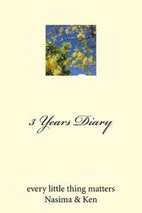 bokomslag 3 Years Diary