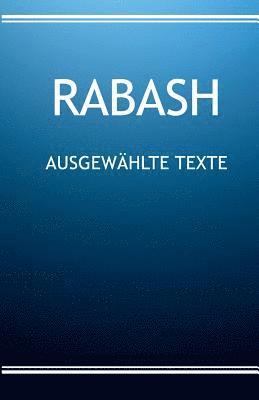 bokomslag RABASH - Ausgewhlte Texte