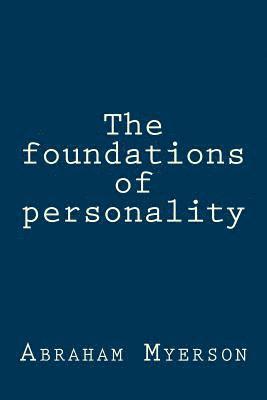 bokomslag The foundations of personality
