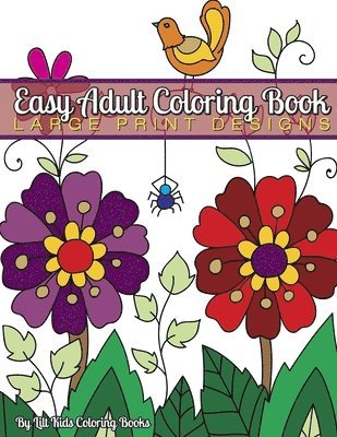 Easy Adult Coloring Book 1