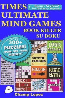 bokomslag Times Ultimate Mind Games Book Killer Su doku Over 300 Puzzles Book 1