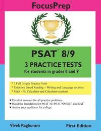 bokomslag PSAT 8/9 3 Practice Tests: for students in grades 8 and 9
