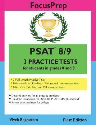 PSAT 8/9 3 Practice Tests: for students in grades 8 and 9 1
