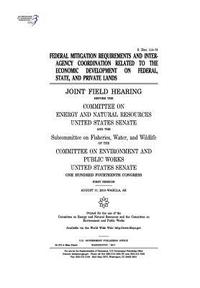 bokomslag Federal mitigation requirements and interagency coordination related to the economic development on federal