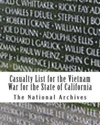 bokomslag Casualty List for the Vietnam War for the State of California