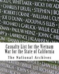 bokomslag Casualty List for the Vietnam War for the State of California