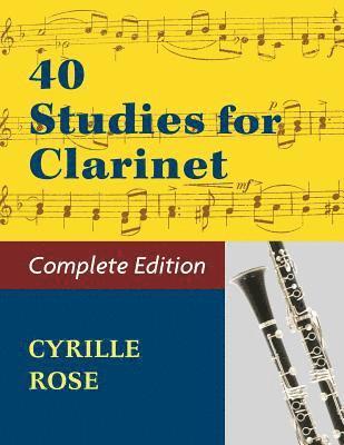 bokomslag 40 Studies for Clarinet (Book 1, Book 2)
