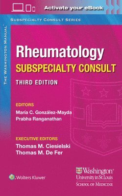 bokomslag Washington Manual Rheumatology Subspecialty Consult