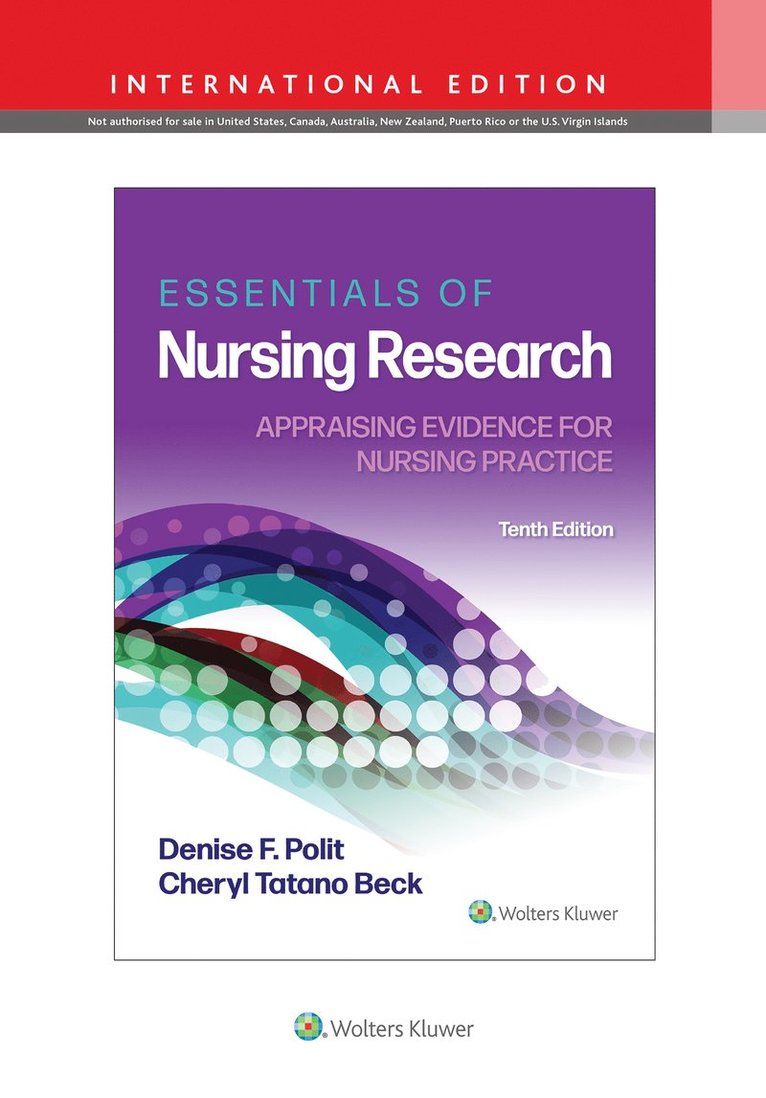 Denise Polit, Cheryl Beck - Essentials of Nursing Research, Häftad