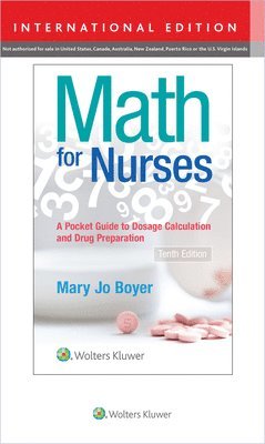 Mary Jo Boyer - Math For Nurses, Häftad
