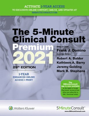 5-Minute Clinical Consult 2021 Premium: 1-Year Enhanced Online Access + Print