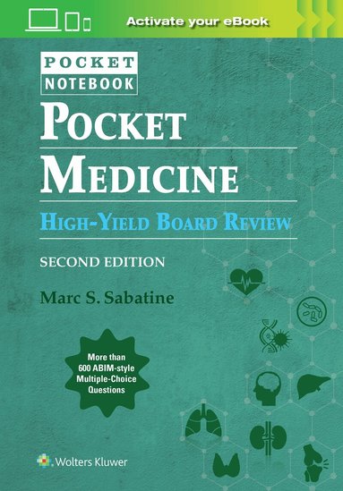 MARC SABATINE - Pocket Medicine High Yield Board Review: Print + eBook with Multimedia, Häftad