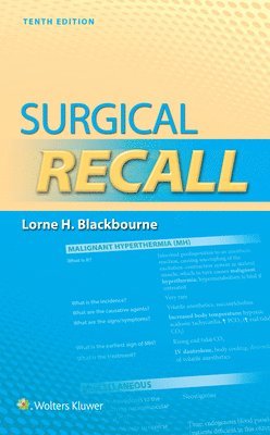 bokomslag Blackbourne, L: Surgical Recall