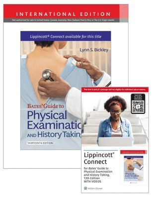 bokomslag Bates' Guide To Physical Examination and History Taking 13e with Videos Lippincott Connect International Edition Print Book and Digital Access Card Package