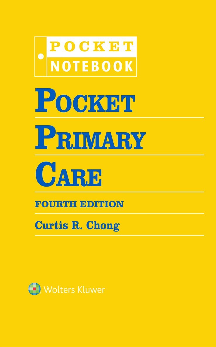 CURTIS CHONG - Pocket Primary Care 4e, Häftad